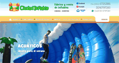 Desktop Screenshot of ciudadinflable.com.ar